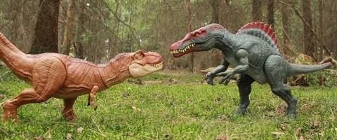 dinosaurs spinosaurus vs tyrannosaurus